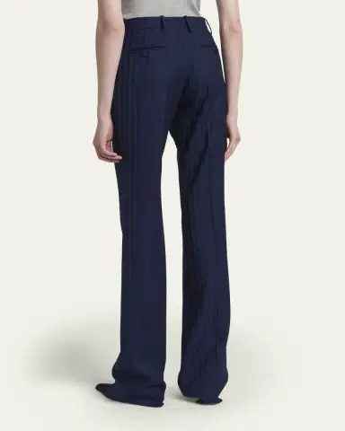 Tom Ford Tonal Striped Jacquard Straight-Leg Pants | Thumbnail 3 Tom Ford Tonal Striped Jacquard Straight-Leg Pants | Thumbnail 3