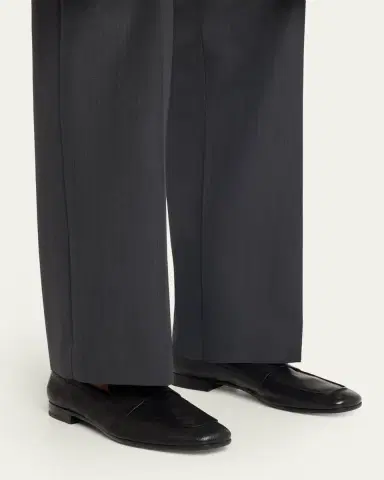 Prada Men's Goat Leather Penny Loafers | Thumbnail 7 Prada Men's Goat Leather Penny Loafers | Thumbnail 7