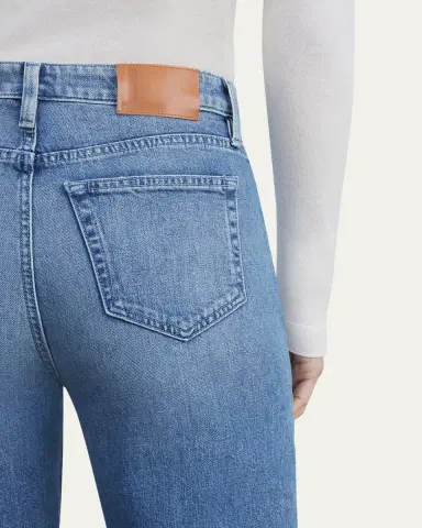 Lafayette 148 New York Wyckoff Italian Heritage 13 oz Wide-Leg Jeans | Thumbnail 5 Lafayette 148 New York Wyckoff Italian Heritage 13 oz Wide-Leg Jeans | Thumbnail 5