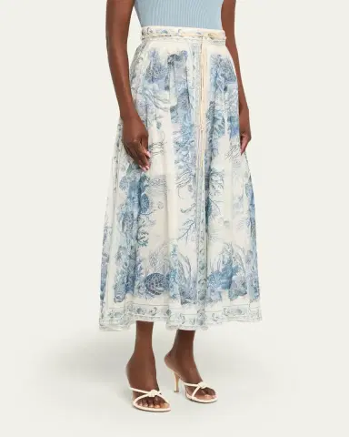 Zimmermann Wanderlust A-Line Maxi Skirt | Thumbnail 4 Zimmermann Wanderlust A-Line Maxi Skirt | Thumbnail 4