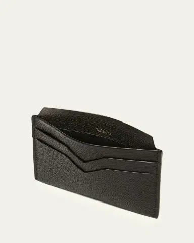 Valextra Calf Leather Card Holder | Thumbnail 3 Valextra Calf Leather Card Holder | Thumbnail 3
