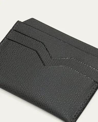 Valextra Calf Leather Card Holder | Thumbnail 5 Valextra Calf Leather Card Holder | Thumbnail 5