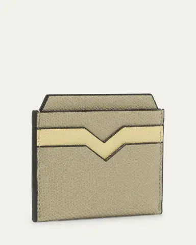 Valextra Calf Leather Card Holder | Thumbnail 10 Valextra Calf Leather Card Holder | Thumbnail 10