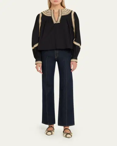 Ulla Johnson Aisha Asymmetric Silk Chiffon Gown | Thumbnail 7 Ulla Johnson Aisha Asymmetric Silk Chiffon Gown | Thumbnail 7