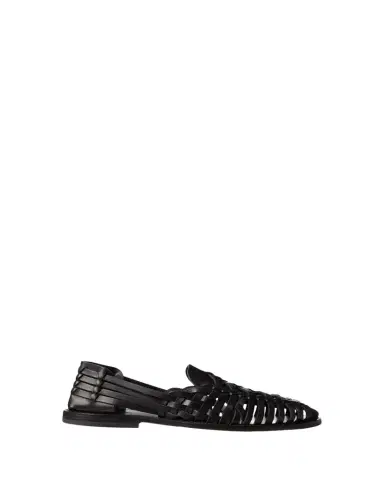 Ralph Lauren Purple Label Handwoven Leather Sandal | Thumbnail 1 Ralph Lauren Purple Label Handwoven Leather Sandal | Thumbnail 1