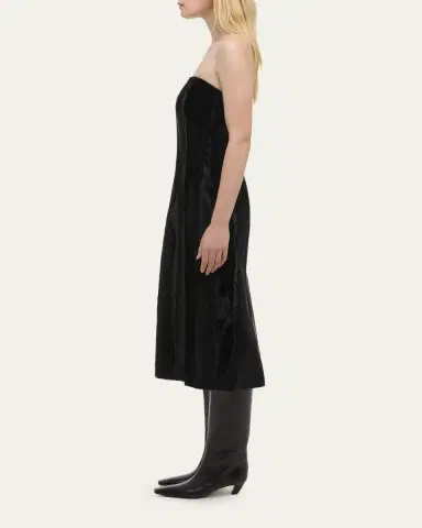Helmut Lang Sleeveless Faux Pony Midi Dress | Thumbnail 4 Helmut Lang Sleeveless Faux Pony Midi Dress | Thumbnail 4