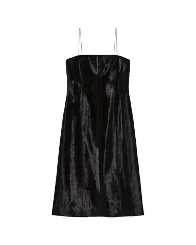 Helmut Lang Sleeveless Faux Pony Midi Dress | Thumbnail 1 Helmut Lang Sleeveless Faux Pony Midi Dress | Thumbnail 1