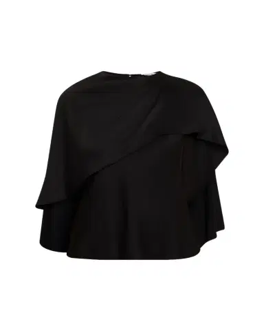 Simkhai Eliora Satin Cape Top | Thumbnail 1 Simkhai Eliora Satin Cape Top | Thumbnail 1
