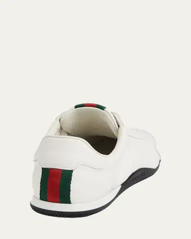 Gucci Men's Shift Leather Low-Top Sneakers | Thumbnail 2 Gucci Men's Shift Leather Low-Top Sneakers | Thumbnail 2