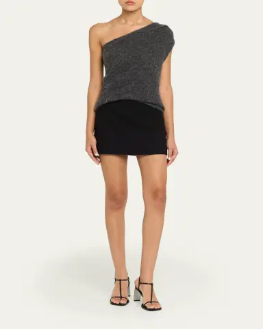 A.L.C. Edie Tux Mini Skirt | Thumbnail 2 A.L.C. Edie Tux Mini Skirt | Thumbnail 2