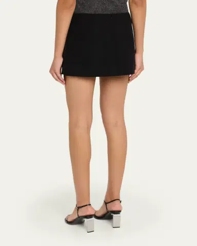 A.L.C. Edie Tux Mini Skirt | Thumbnail 3 A.L.C. Edie Tux Mini Skirt | Thumbnail 3