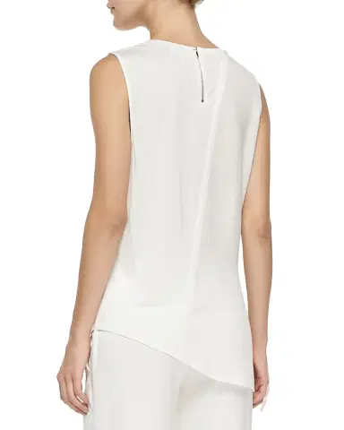 Vince Crepe Short-Sleeve Polo Shirt | Thumbnail 6 Vince Crepe Short-Sleeve Polo Shirt | Thumbnail 6