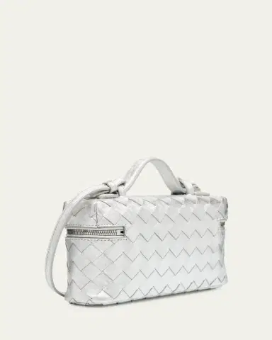 Bottega Veneta Bang Bang Laminated Leather Vanity Crossbody Bag | Thumbnail 3 Bottega Veneta Bang Bang Laminated Leather Vanity Crossbody Bag | Thumbnail 3