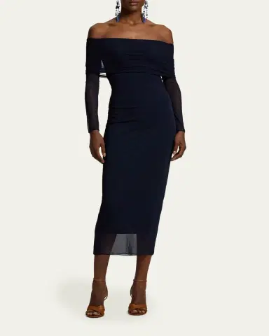 Ralph Lauren Collection Audria Jersey Cocktail Dress | Thumbnail 2 Ralph Lauren Collection Audria Jersey Cocktail Dress | Thumbnail 2