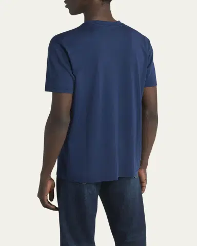 Tom Ford Men's Lyocell-Cotton Crewneck T-Shirt | Thumbnail 11 Tom Ford Men's Lyocell-Cotton Crewneck T-Shirt | Thumbnail 11