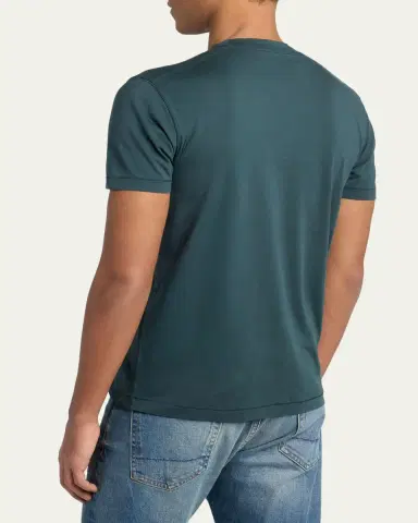 Tom Ford Men's Lyocell-Cotton Crewneck T-Shirt | Thumbnail 3 Tom Ford Men's Lyocell-Cotton Crewneck T-Shirt | Thumbnail 3