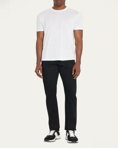 Tom Ford Men's Lyocell-Cotton Crewneck T-Shirt | Thumbnail 6 Tom Ford Men's Lyocell-Cotton Crewneck T-Shirt | Thumbnail 6
