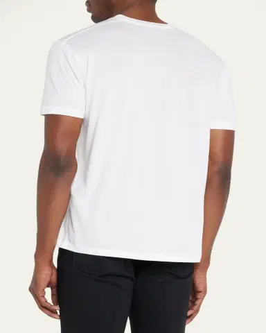 Tom Ford Men's Lyocell-Cotton Crewneck T-Shirt | Thumbnail 8 Tom Ford Men's Lyocell-Cotton Crewneck T-Shirt | Thumbnail 8