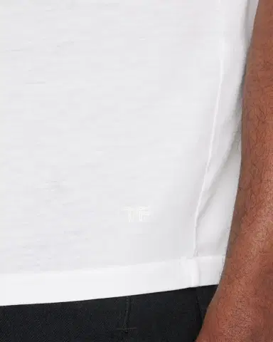 Tom Ford Men's Lyocell-Cotton Crewneck T-Shirt | Thumbnail 9 Tom Ford Men's Lyocell-Cotton Crewneck T-Shirt | Thumbnail 9
