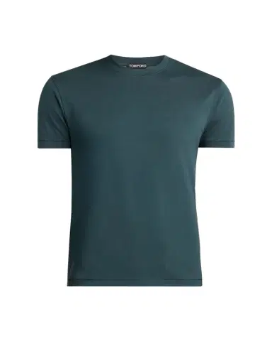 Tom Ford Men's Lyocell-Cotton Crewneck T-Shirt | Thumbnail 1 Tom Ford Men's Lyocell-Cotton Crewneck T-Shirt | Thumbnail 1
