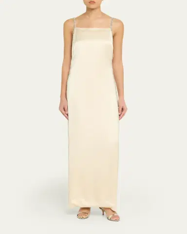 TWP It Had To Be You Embellished Satin Gown | Thumbnail 2 TWP It Had To Be You Embellished Satin Gown | Thumbnail 2