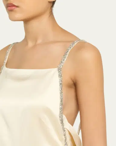 TWP It Had To Be You Embellished Satin Gown | Thumbnail 5 TWP It Had To Be You Embellished Satin Gown | Thumbnail 5