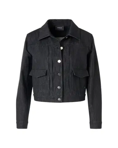 Akris Hilbert Short Stretch Denim Jacket | Thumbnail 1 Akris Hilbert Short Stretch Denim Jacket | Thumbnail 1