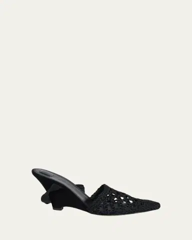 Jacquemus 80mm Les Espadrilles Ankle-Tie Wedge Mules | Thumbnail 5 Jacquemus 80mm Les Espadrilles Ankle-Tie Wedge Mules | Thumbnail 5