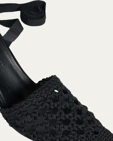 Jacquemus 80mm Les Espadrilles Ankle-Tie Wedge Mules | Thumbnail 8 Jacquemus 80mm Les Espadrilles Ankle-Tie Wedge Mules | Thumbnail 8