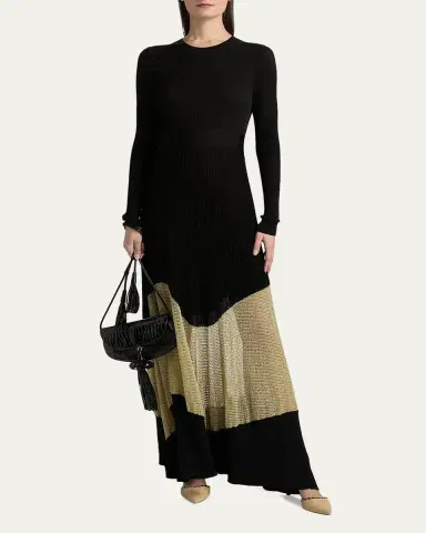 Ulla Johnson Roanne Mesh Panel Maxi Dress | Thumbnail 3 Ulla Johnson Roanne Mesh Panel Maxi Dress | Thumbnail 3