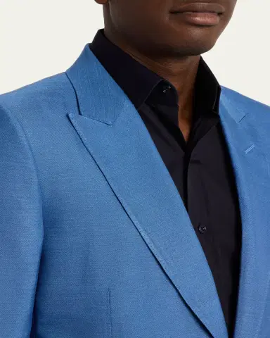 Tom Ford Men's Peak Lapel Single-Breasted Sport Coat | Thumbnail 5 Tom Ford Men's Peak Lapel Single-Breasted Sport Coat | Thumbnail 5