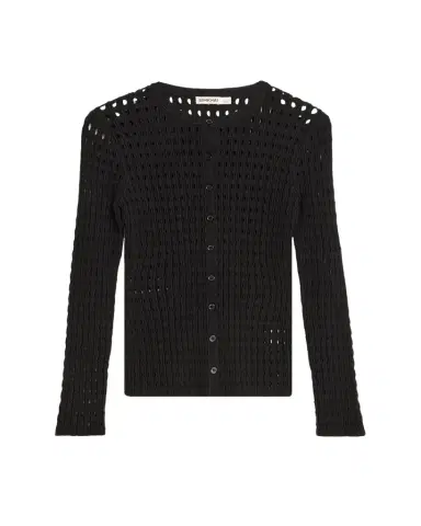 SIMKHAI Mabel Openwork Cardigan | Thumbnail 1 SIMKHAI Mabel Openwork Cardigan | Thumbnail 1