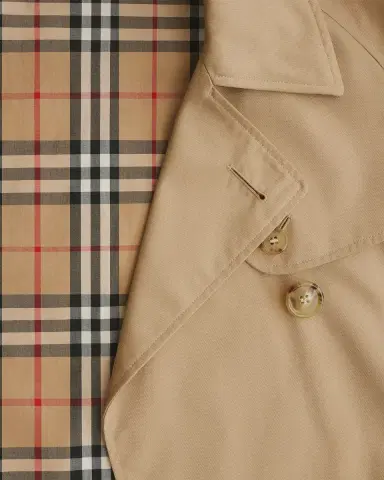 Burberry Haltye Cropped Gabardine Trench Jacket | Thumbnail 4 Burberry Haltye Cropped Gabardine Trench Jacket | Thumbnail 4