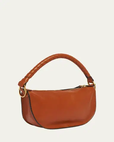 Chloé Marcie Mini Saddle Shoulder Bag in Leather | Thumbnail 3 Chloé Marcie Mini Saddle Shoulder Bag in Leather | Thumbnail 3