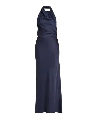 SIMKHAI Reannon Draped Satin Gown | Thumbnail 1 SIMKHAI Reannon Draped Satin Gown | Thumbnail 1