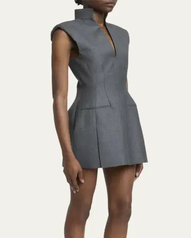 Givenchy Sleeveless Jacket Mini Dress | Thumbnail 4 Givenchy Sleeveless Jacket Mini Dress | Thumbnail 4