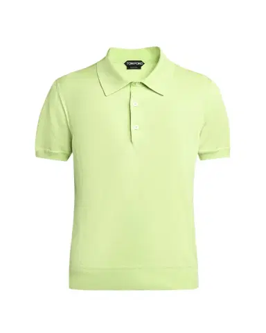 Tom Ford Men's Classic-Fit Cotton Knit Polo Shirt | Thumbnail 1 Tom Ford Men's Classic-Fit Cotton Knit Polo Shirt | Thumbnail 1