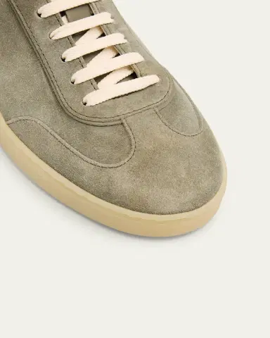 Brunello Cucinelli Men's Suede T-Toe Low-Top Sneakers | Thumbnail 3 Brunello Cucinelli Men's Suede T-Toe Low-Top Sneakers | Thumbnail 3