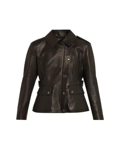 Burberry Leyton Lamb Leather Trench Jacket | Thumbnail 1 Burberry Leyton Lamb Leather Trench Jacket | Thumbnail 1