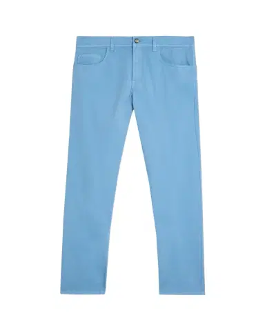 Cesare Attolini Men's Cotton Slim Straight-Leg Five-Pocket Pants | Thumbnail 1 Cesare Attolini Men's Cotton Slim Straight-Leg Five-Pocket Pants | Thumbnail 1