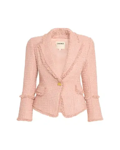 L'Agence Kaisley Waffle Tweed Blazer | Thumbnail 1 L'Agence Kaisley Waffle Tweed Blazer | Thumbnail 1