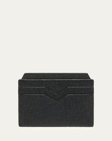 Valextra Calf Leather Card Holder | Thumbnail 2 Valextra Calf Leather Card Holder | Thumbnail 2