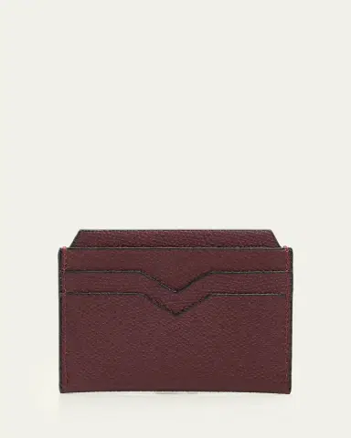 Valextra Calf Leather Card Holder | Thumbnail 10 Valextra Calf Leather Card Holder | Thumbnail 10