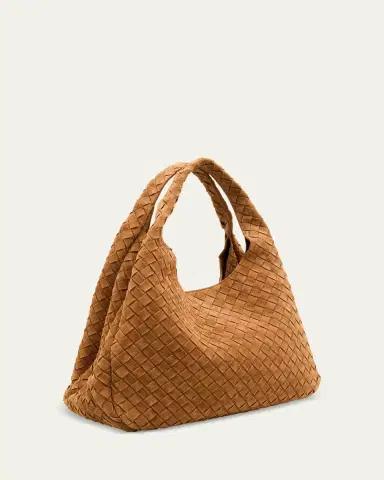 Bottega Veneta Campana Large Suede Shoulder Bag | Thumbnail 3 Bottega Veneta Campana Large Suede Shoulder Bag | Thumbnail 3