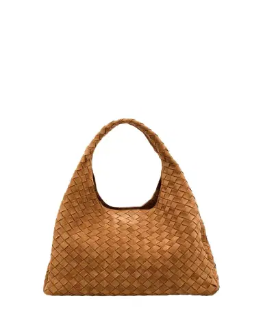 Bottega Veneta Campana Large Suede Shoulder Bag | Thumbnail 1 Bottega Veneta Campana Large Suede Shoulder Bag | Thumbnail 1