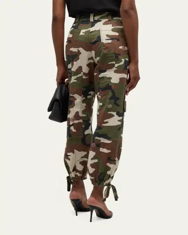Cinq à Sept Love Camo Zola Embellished Twill Pants | Thumbnail 3 Cinq à Sept Love Camo Zola Embellished Twill Pants | Thumbnail 3