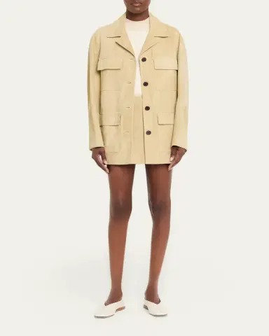 Arma Melody A-Line Suede Mini Skirt | Thumbnail 2 Arma Melody A-Line Suede Mini Skirt | Thumbnail 2