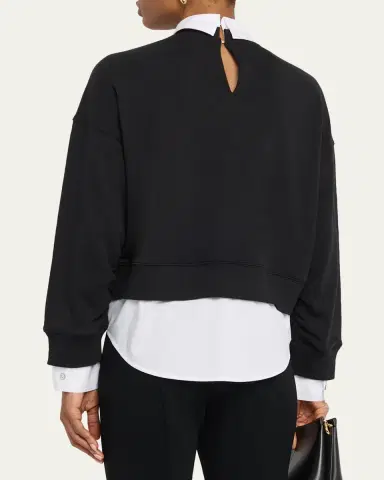 Cinq a Sept Je'Taime Justina Combo Pullover | Thumbnail 3 Cinq a Sept Je'Taime Justina Combo Pullover | Thumbnail 3