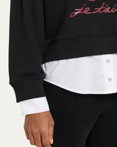 Cinq a Sept Je'Taime Justina Combo Pullover | Thumbnail 5 Cinq a Sept Je'Taime Justina Combo Pullover | Thumbnail 5