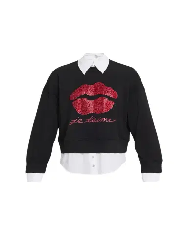 Cinq a Sept Je'Taime Justina Combo Pullover | Thumbnail 1 Cinq a Sept Je'Taime Justina Combo Pullover | Thumbnail 1